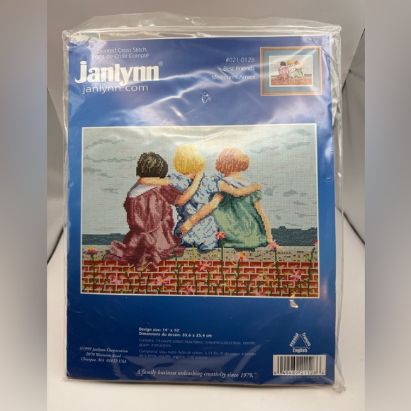 Three Janlynn #021-0128  - Best Friends - Counted Cross Stitch Kits - 14” x 10” - Picture 5 of 16